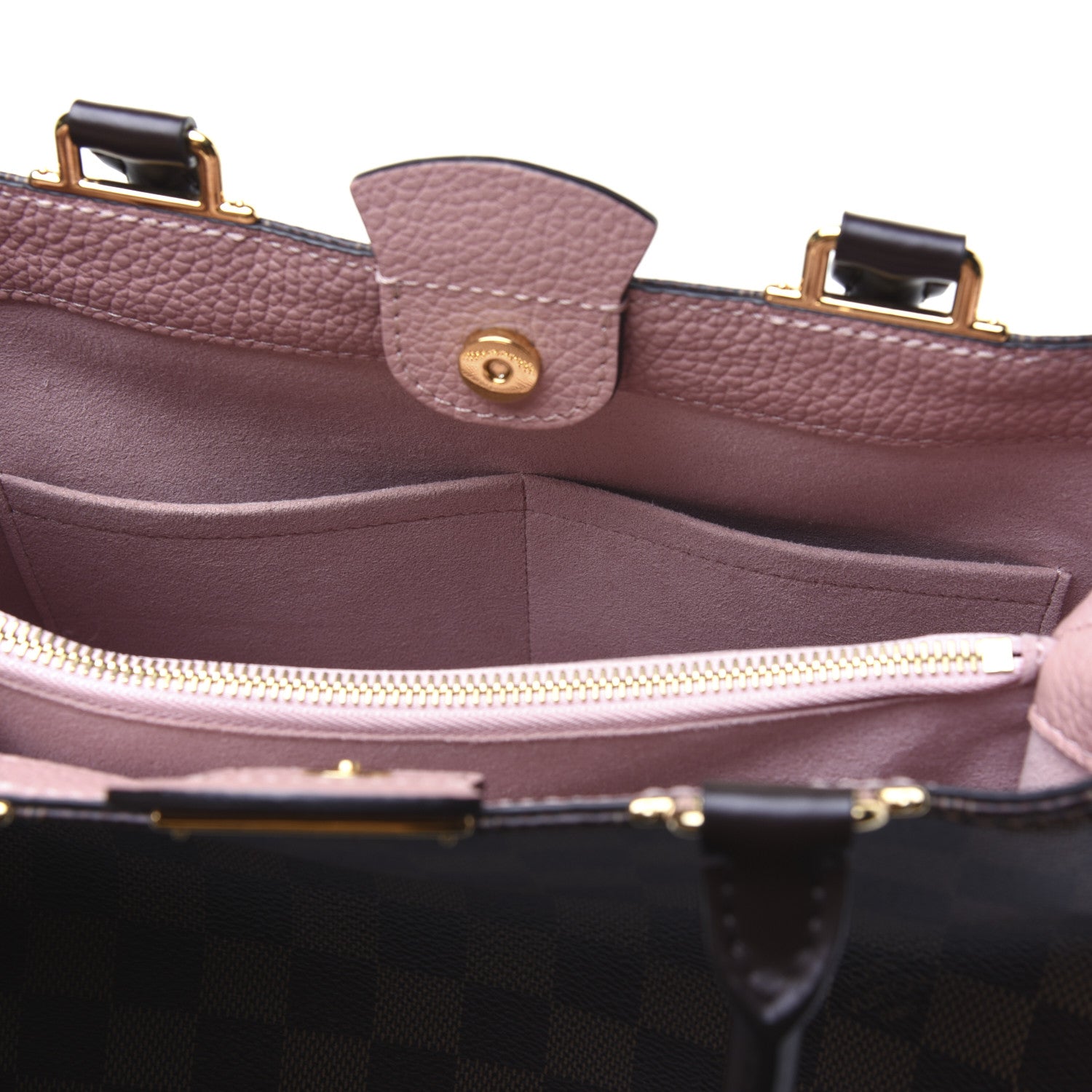 Louis Vuitton Damier Ebene Cuir Taurillon Brittany Magnolia 18 of 19