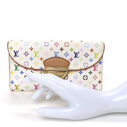 Louis Vuitton Monogram Multicolor Eugenie Wallet White Litchi 2 of 6