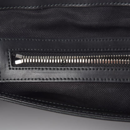 Gucci GG Supreme Monogram Web Flap Messenger Bag Black Grey 8 of 13