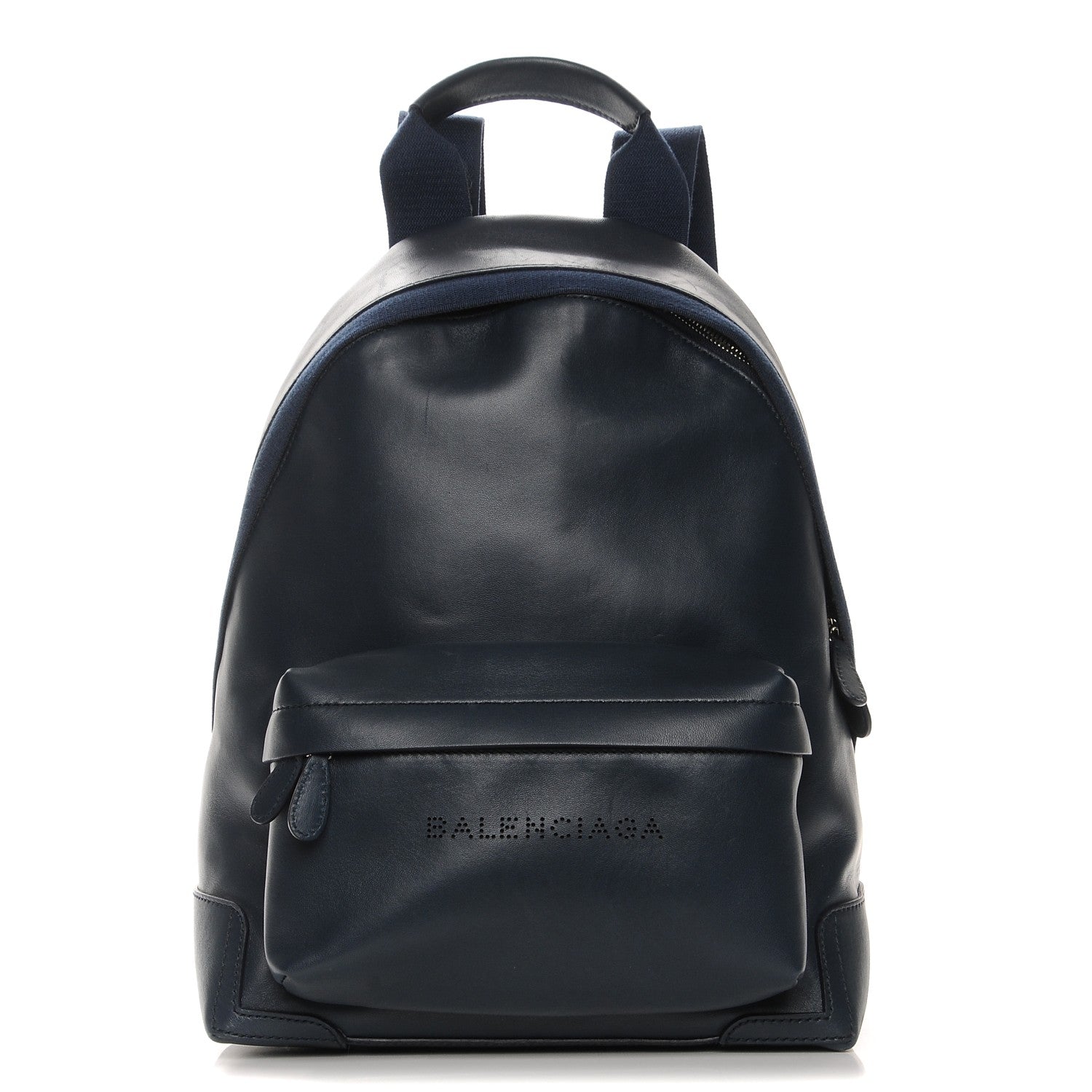 Balenciaga Smooth Calfskin Backpack Navy 1 of 8