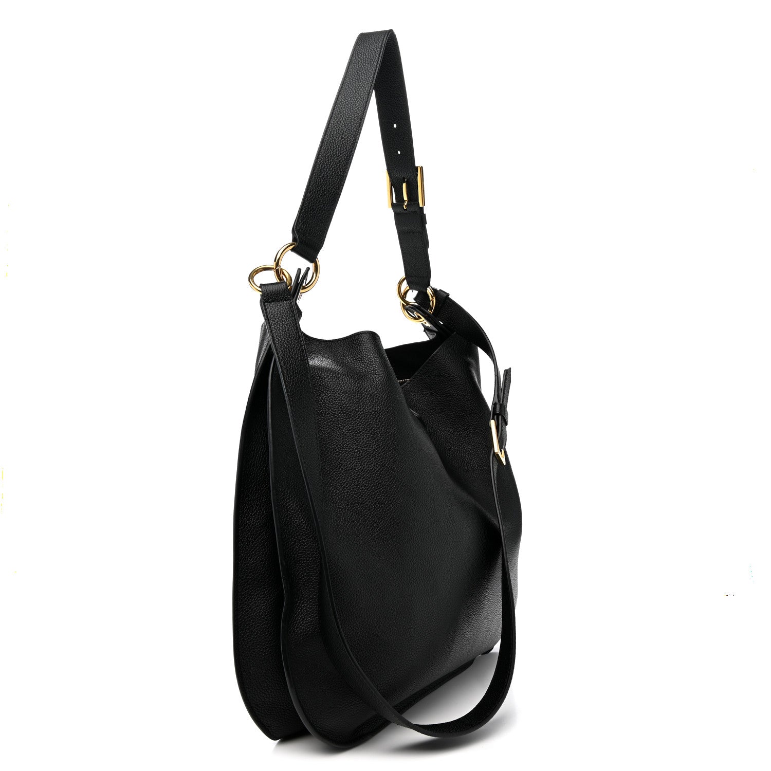 Tom Ford Grain Calfskin Large Tara Crossbody Black 3 of 15