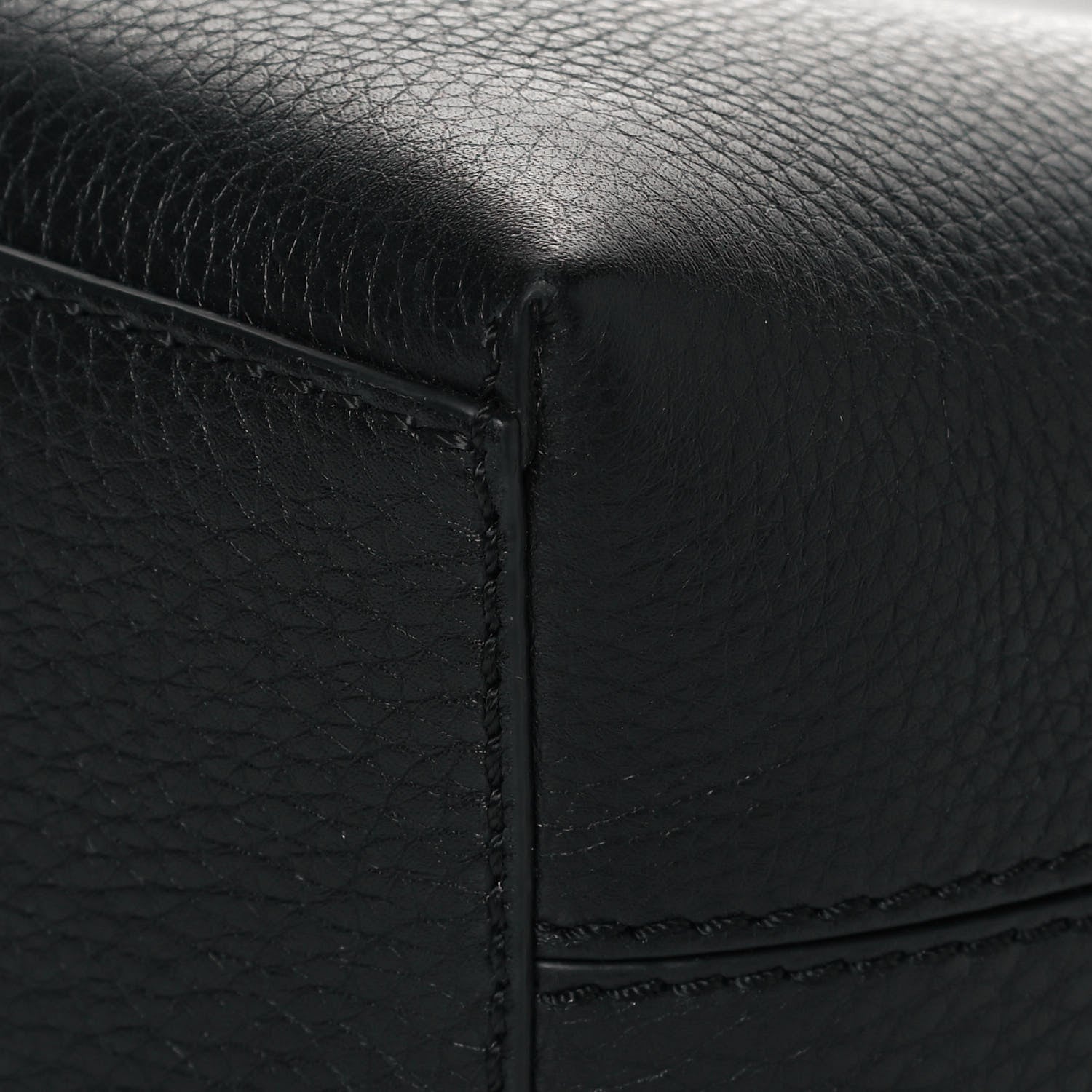 Valentino Garavani Grained Calfskin Small Rockstud Shoulder Tote Black 9 of 11