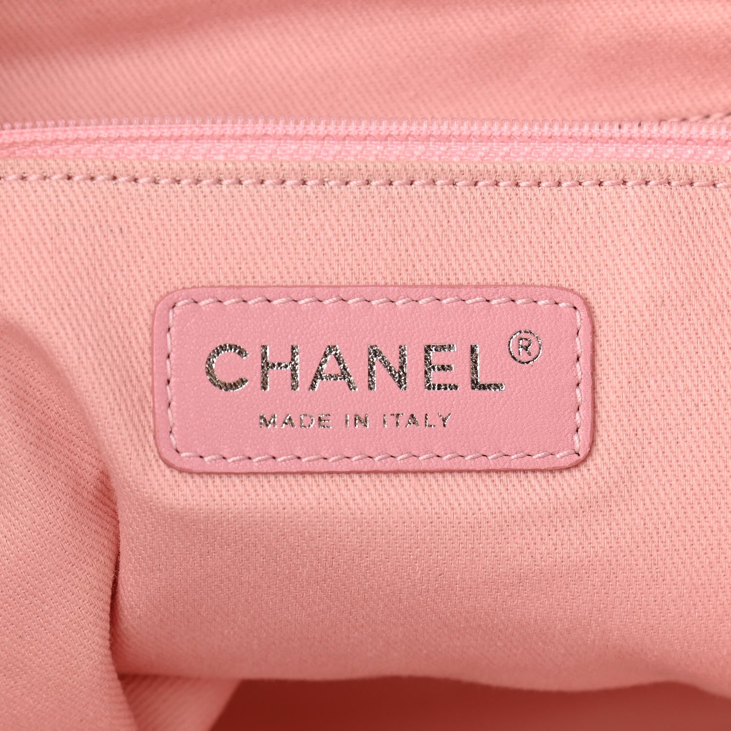 Chanel Woven Straw Raffia Medium Deauville Tote Pink 5 of 9