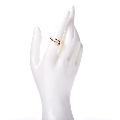 Cartier 18K Pink Gold Small Juste Un Clou Ring 57 8 2 of 5