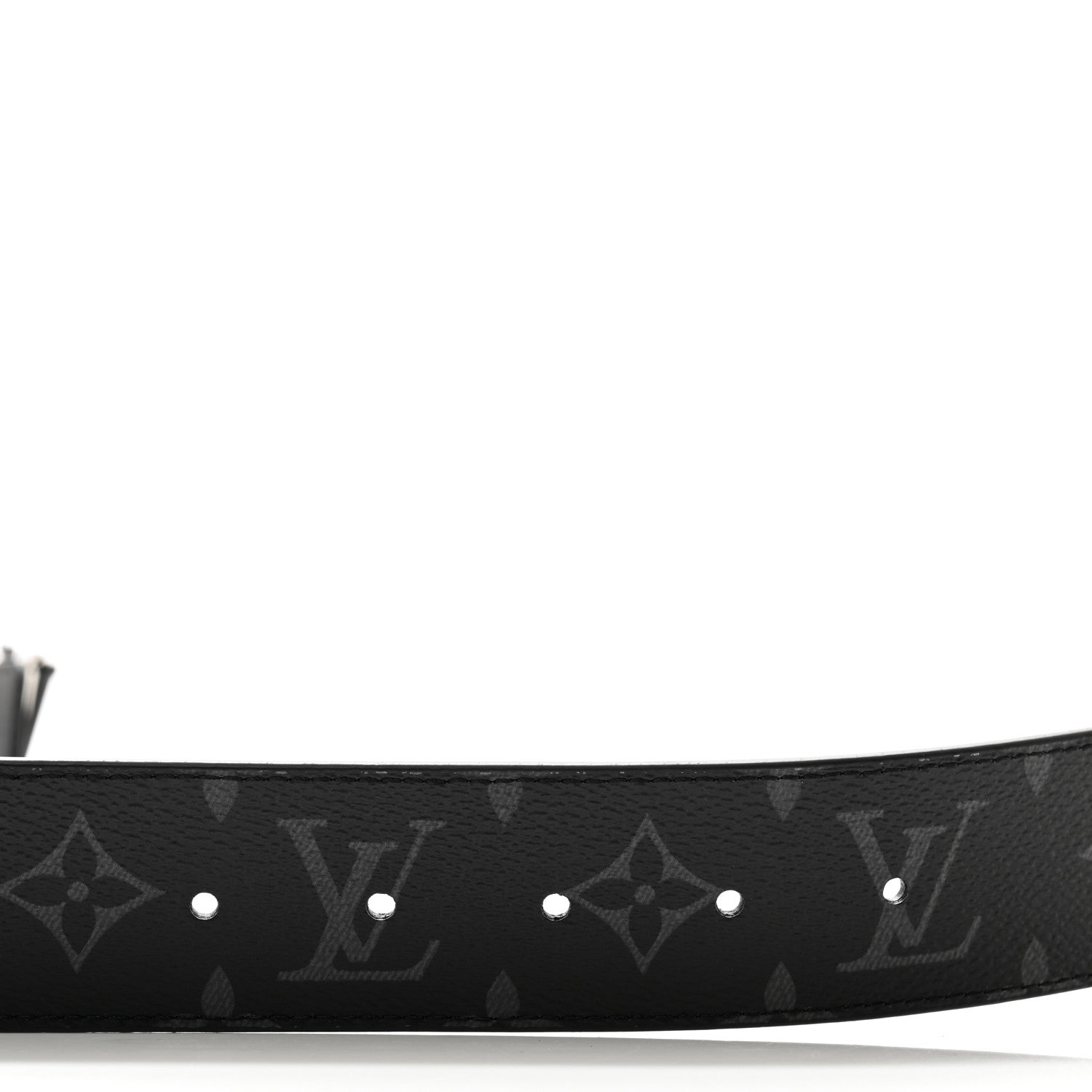 Louis Vuitton Calfskin Monogram Eclipse 40mm Shake LV Initiales Reversible Belt 100 40 4 of 7