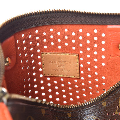 Louis Vuitton Monogram Perforated Speedy 30 Orange 6 of 27