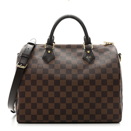 Louis Vuitton Damier Ebene Speedy Bandouliere 30 1 of 10
