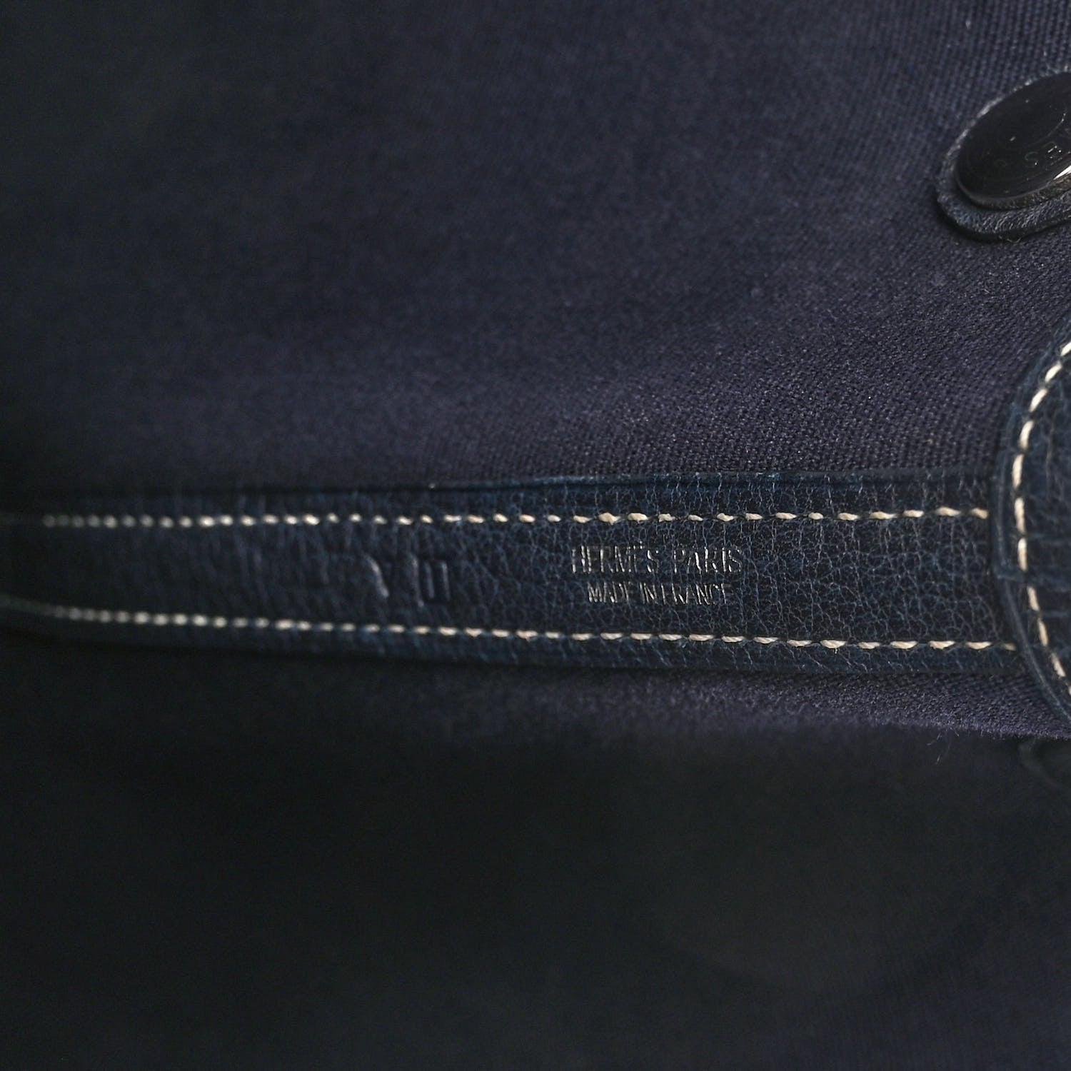 Hermes Toile Negonda Garden Party Tote 36 MM Bleu Marine 6 of 9