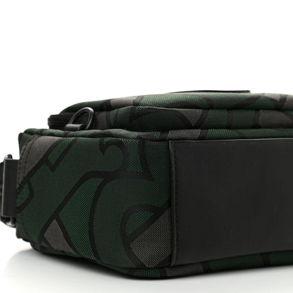 Burberry Canvas Monogram Paddy Messenger Forrest Green 9 of 11