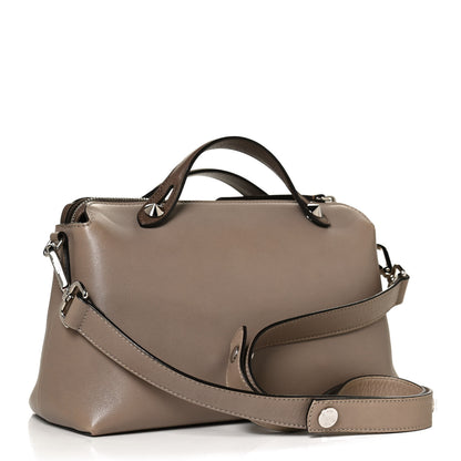 Fendi Vitello Dolce Medium By The Way Boston Bag Tortora Seppia 2 of 15