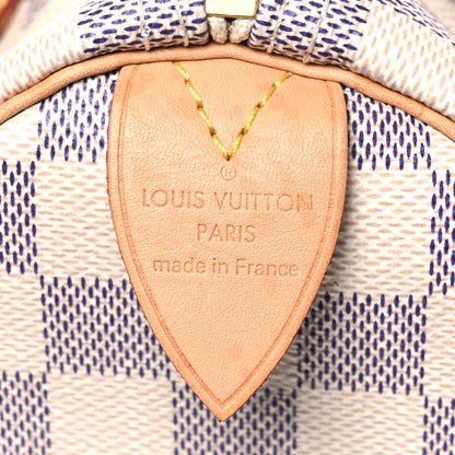 Louis Vuitton Damier Azur Speedy 30 5 of 11
