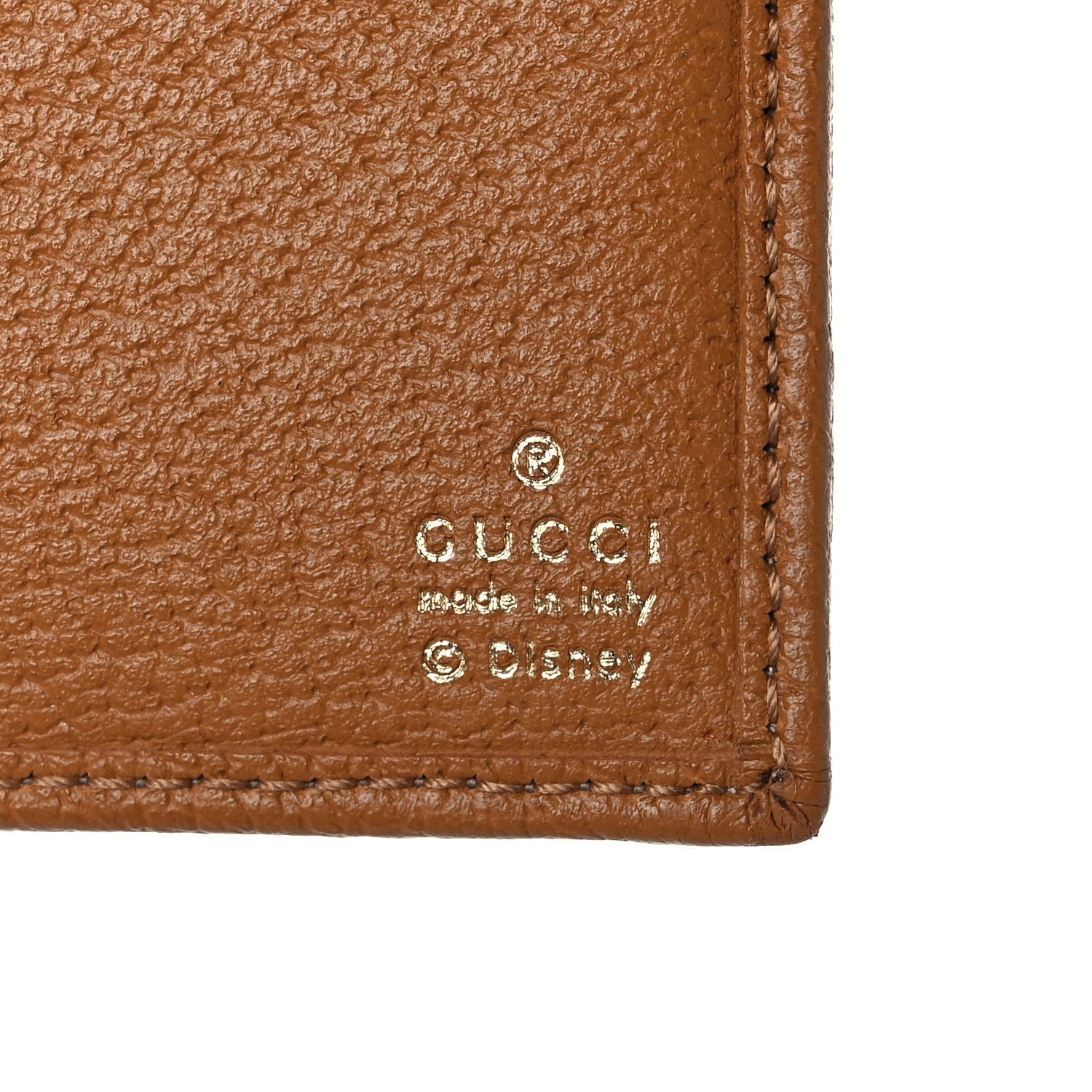 Gucci X DISNEY Mini Vintage GG Supreme Monogram Mickey Mouse Wallet Beige Vintage Sun Oil 6 of 10