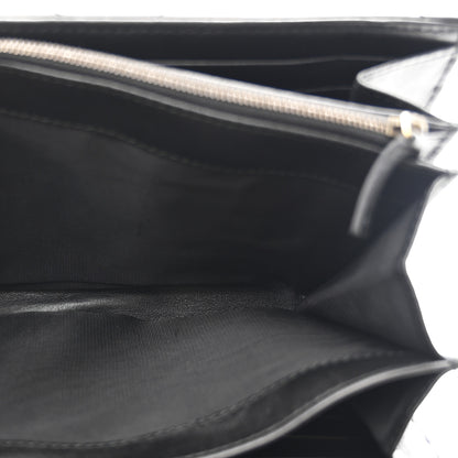 Gucci Calfskin Matelasse GG Marmont Chain Wallet Black 6 of 10