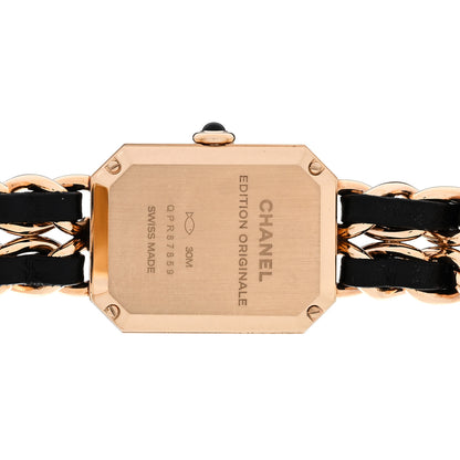 Chanel Stainless Steel Lambskin 20mm Chain Premiere Quartz Watch Gold 4 of 5