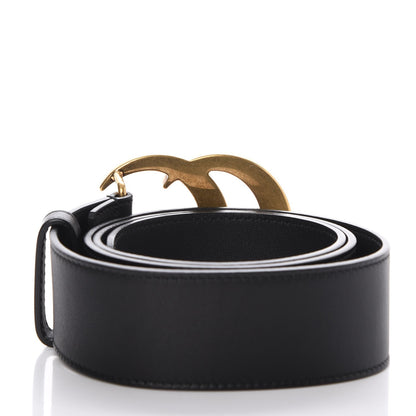 Gucci Calfskin Double G 40mm Belt 80 32 Black 3 of 7