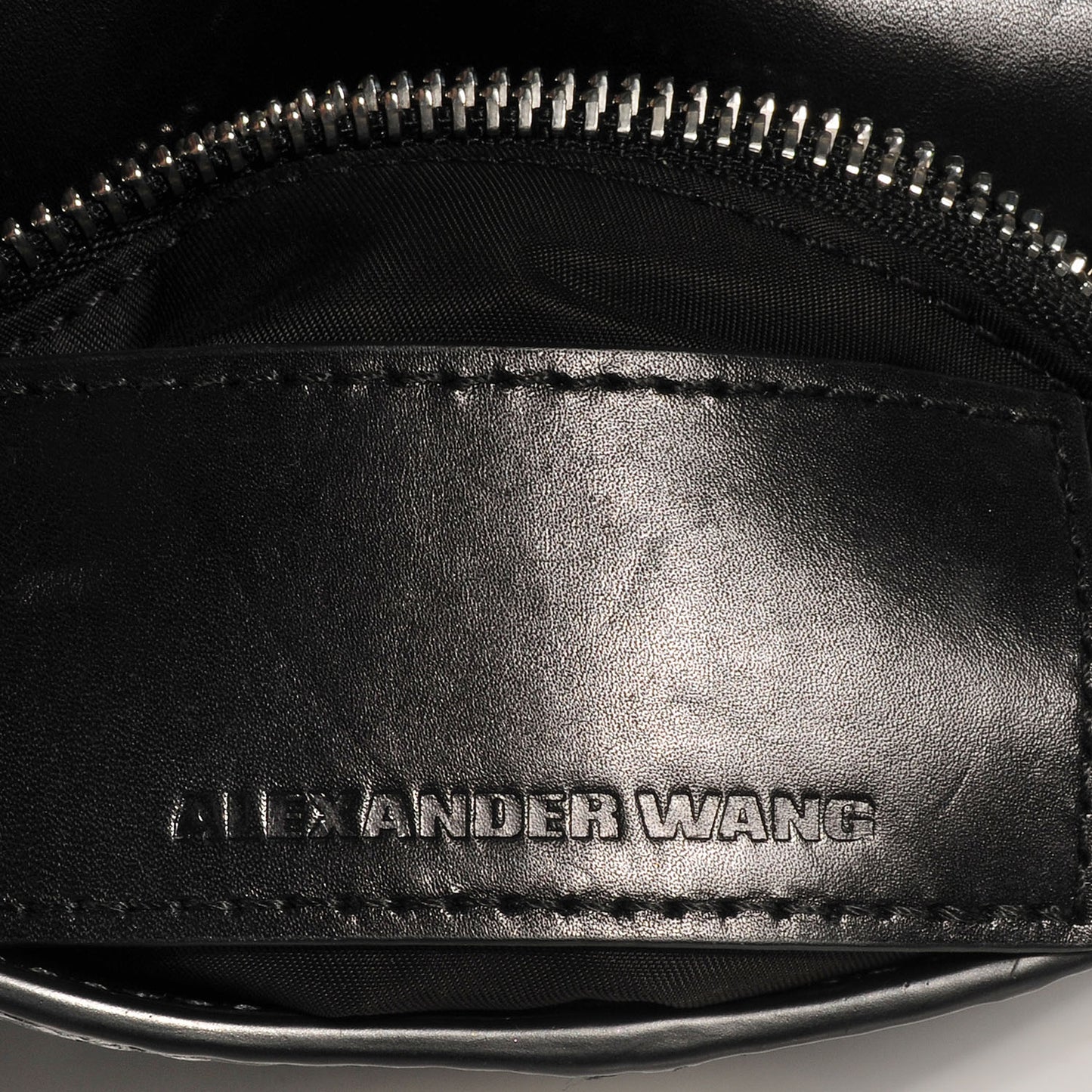 Pebbled Leather Marion Bag Black
