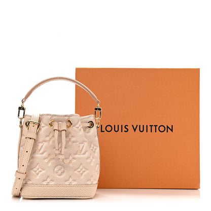 Louis Vuitton Empreinte Monogram Summer Stardust Nano Noe Beige Clair 10 of 10
