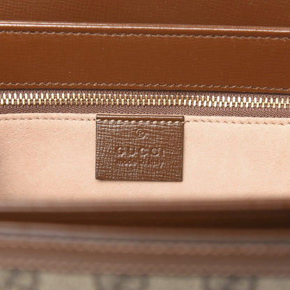 Gucci GG Supreme Monogram Horsebit 1955 Shoulder Bag Beige Brown Sugar 7 of 11