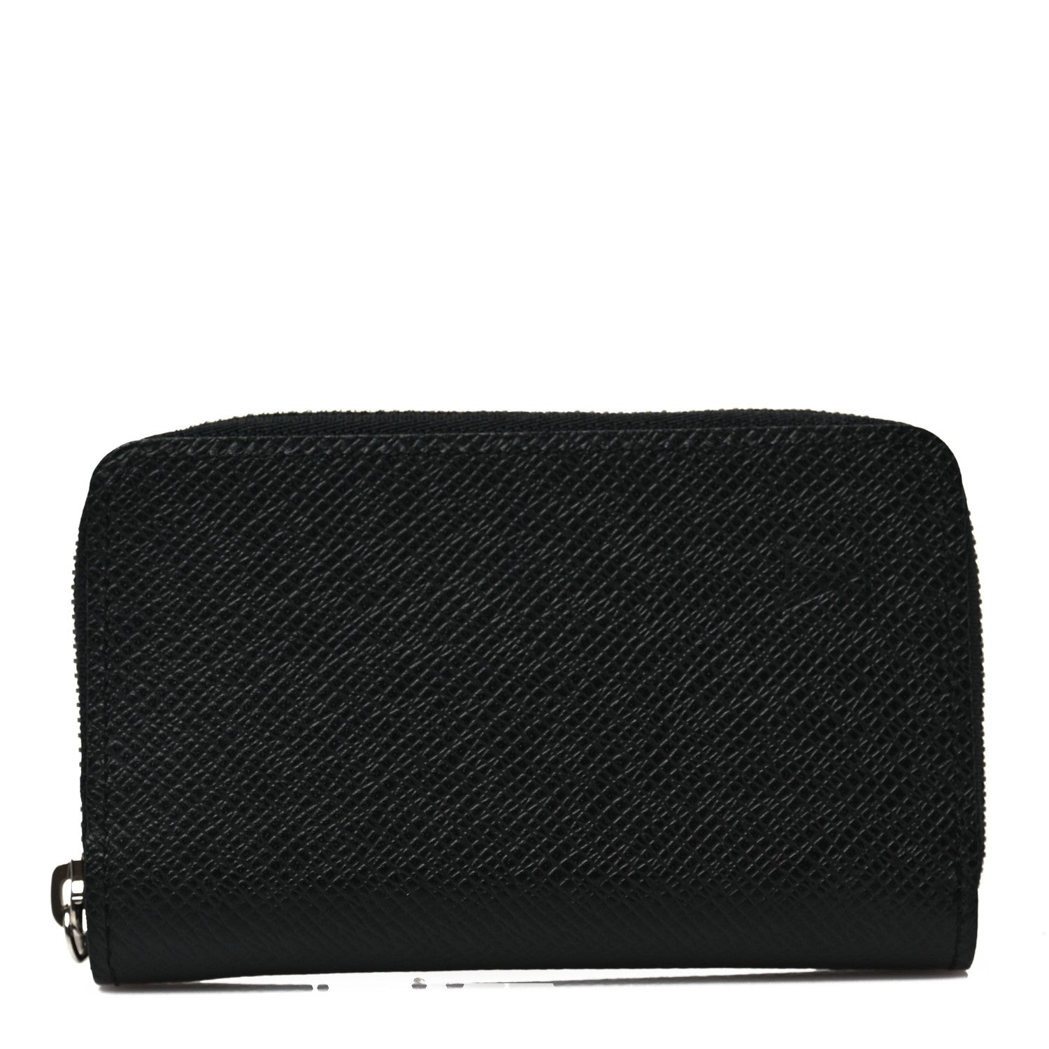 Louis Vuitton Taiga Zippy Coin Purse Vertical Black 1 of 7