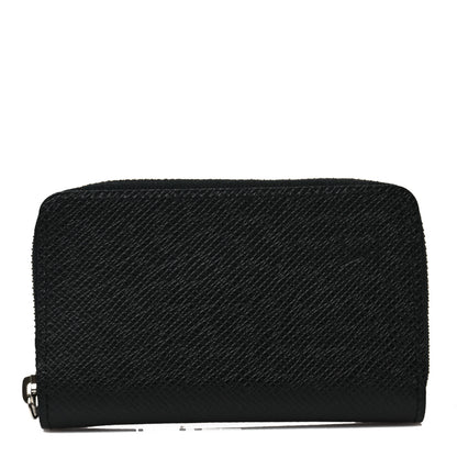 Louis Vuitton Taiga Zippy Coin Purse Vertical Black 1 of 7