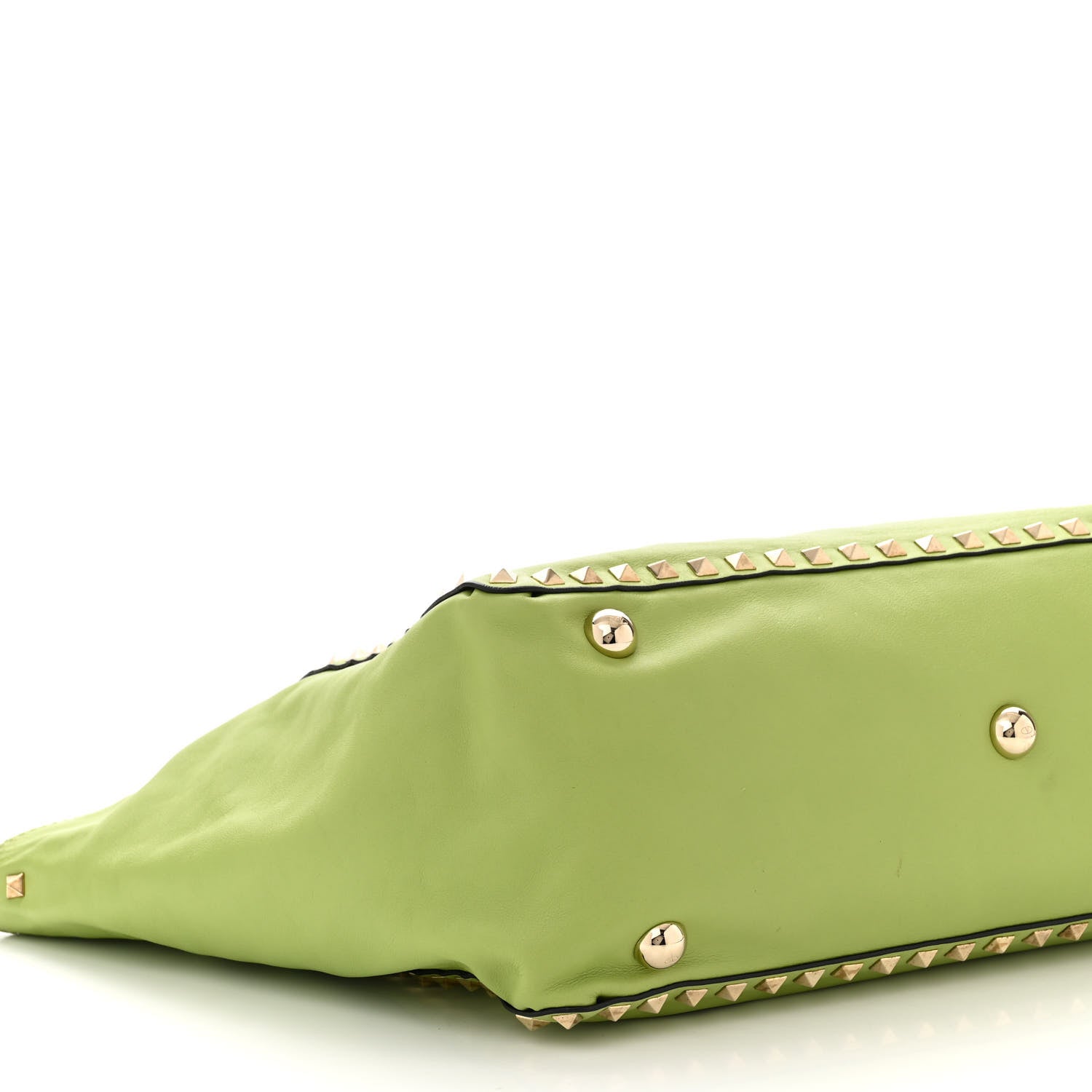 Valentino Garavani VALENTINO GARAVANI Vitello Medium Rockstud Tote Apple 8 of 16