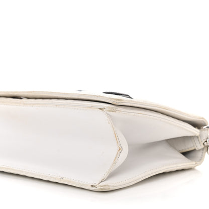 Christian Dior Lambskin Quilted Embroidered Small Diorama Flap Bag Off White 11 of 12