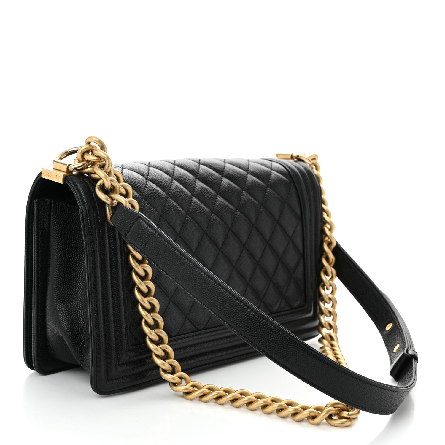 Chanel Caviar Quilted Medium Boy Flap Black 3 of 11