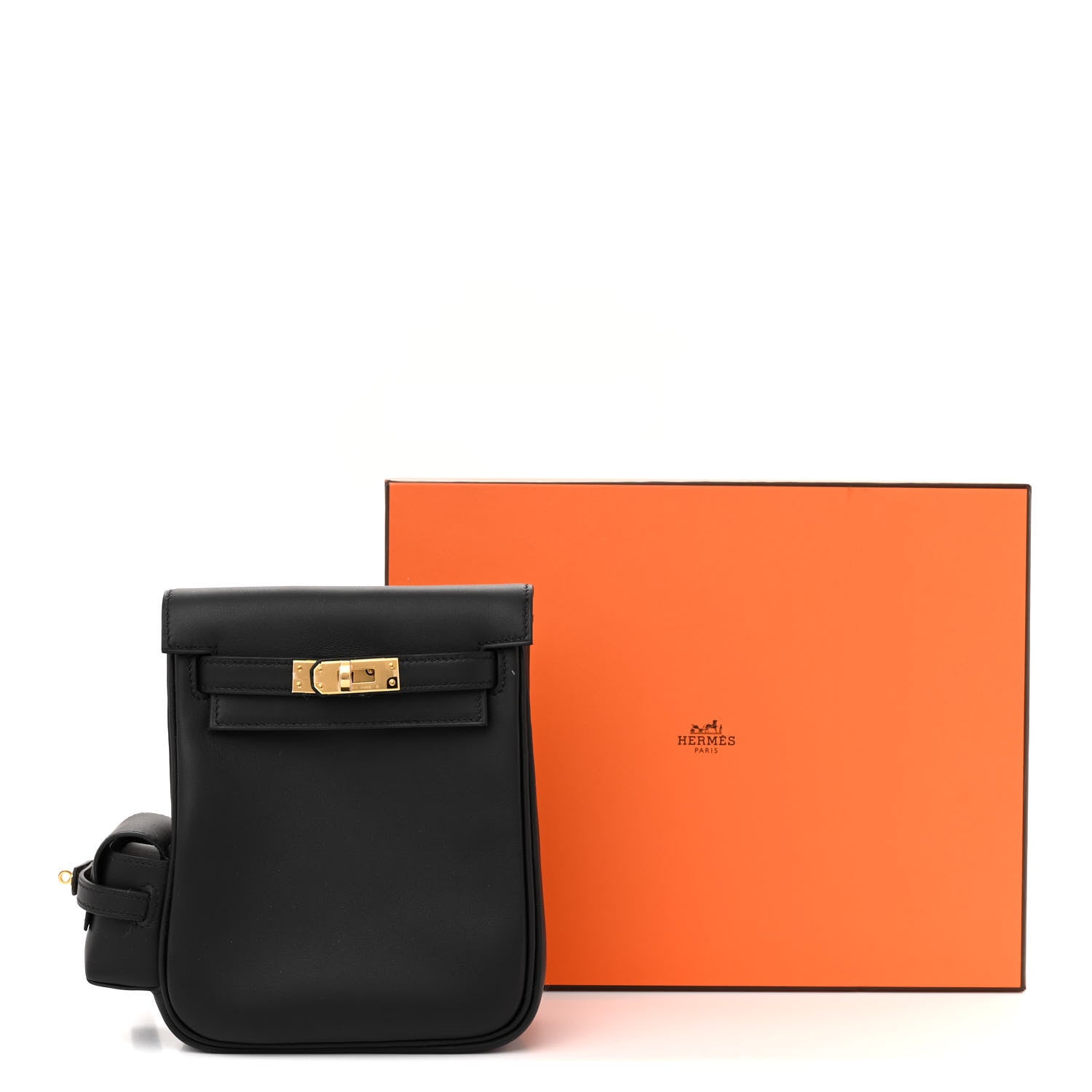 Hermes Swift Kelly Jump Backpack Black 12 of 12