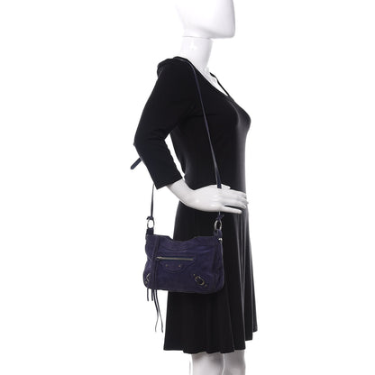 Balenciaga Baby Daim Suede Classic Hardware Hip Bleu Nuit 2 of 11