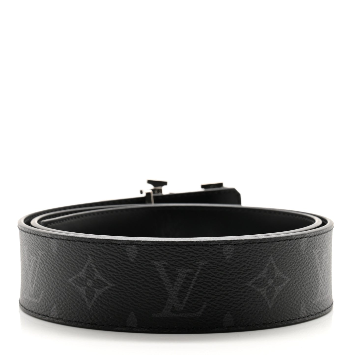 Calfskin Monogram Eclipse 40mm Shake LV Initiales Reversible Belt 85 34