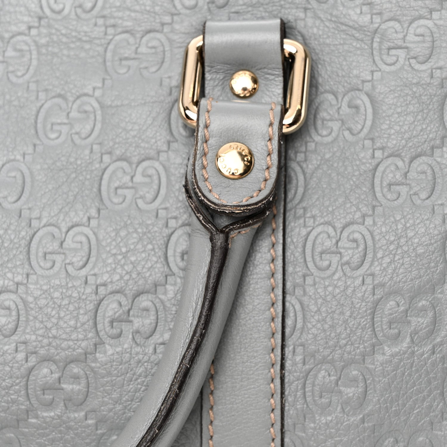Gucci Guccissima Medium Carry On Duffle Light Blue 16 of 16