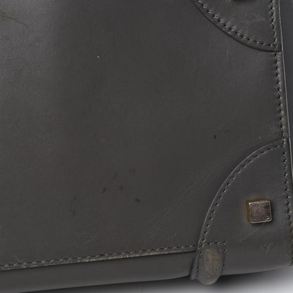Celine Smooth Calfskin Mini Luggage Smoke 7 of 30