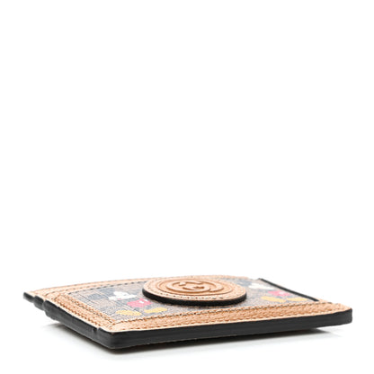Gucci X DISNEY Mini Vintage GG Supreme Monogram Mickey Mouse Card Holder Beige Vintage Sun Oil 4 of 8