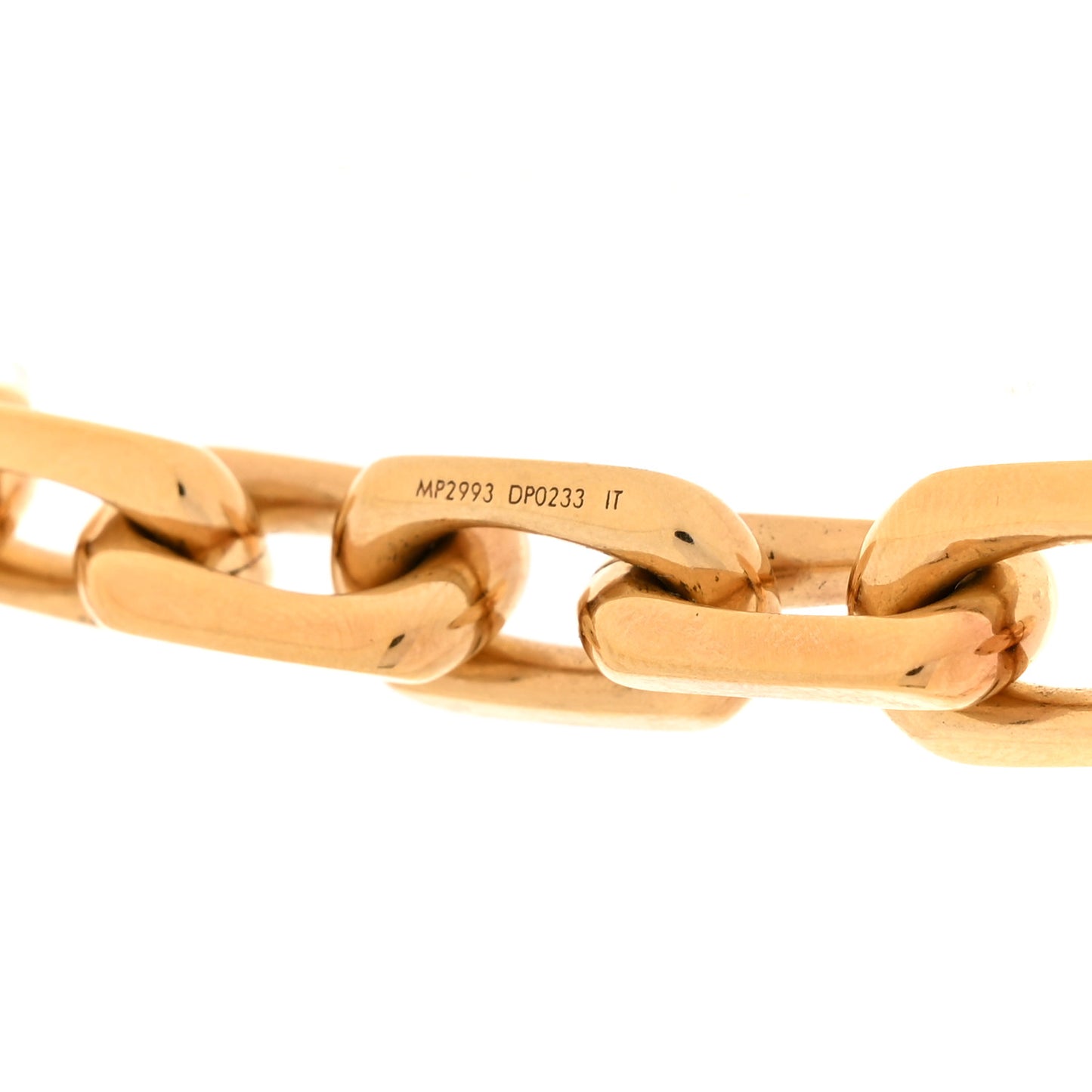 LV Edge Necklace Cadenas Gold