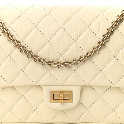 Chanel Aged Calfskin Quilted 2.55 Reissue 226 Flap Ivory 8 of 10