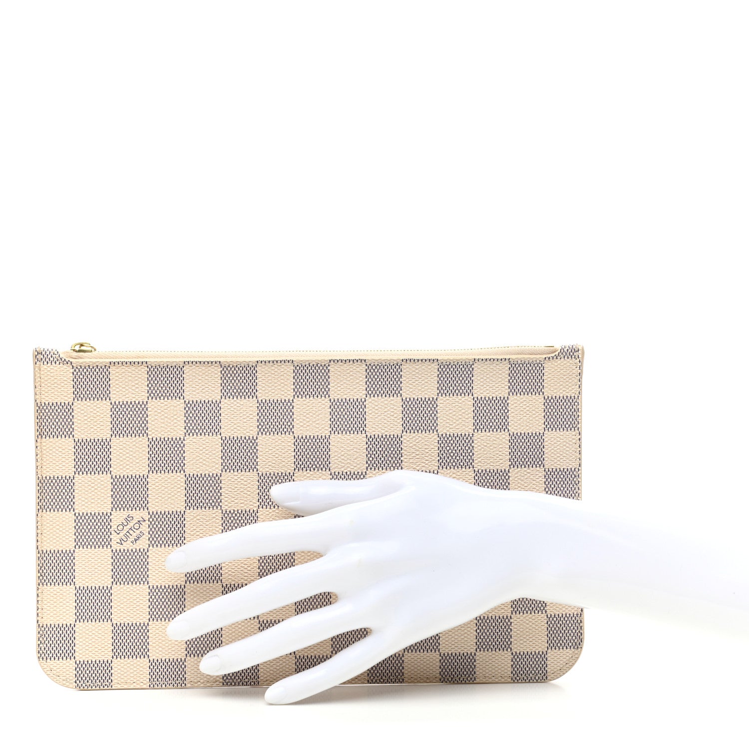 Louis Vuitton Damier Azur Neverfull MM GM Pochette 2 of 8