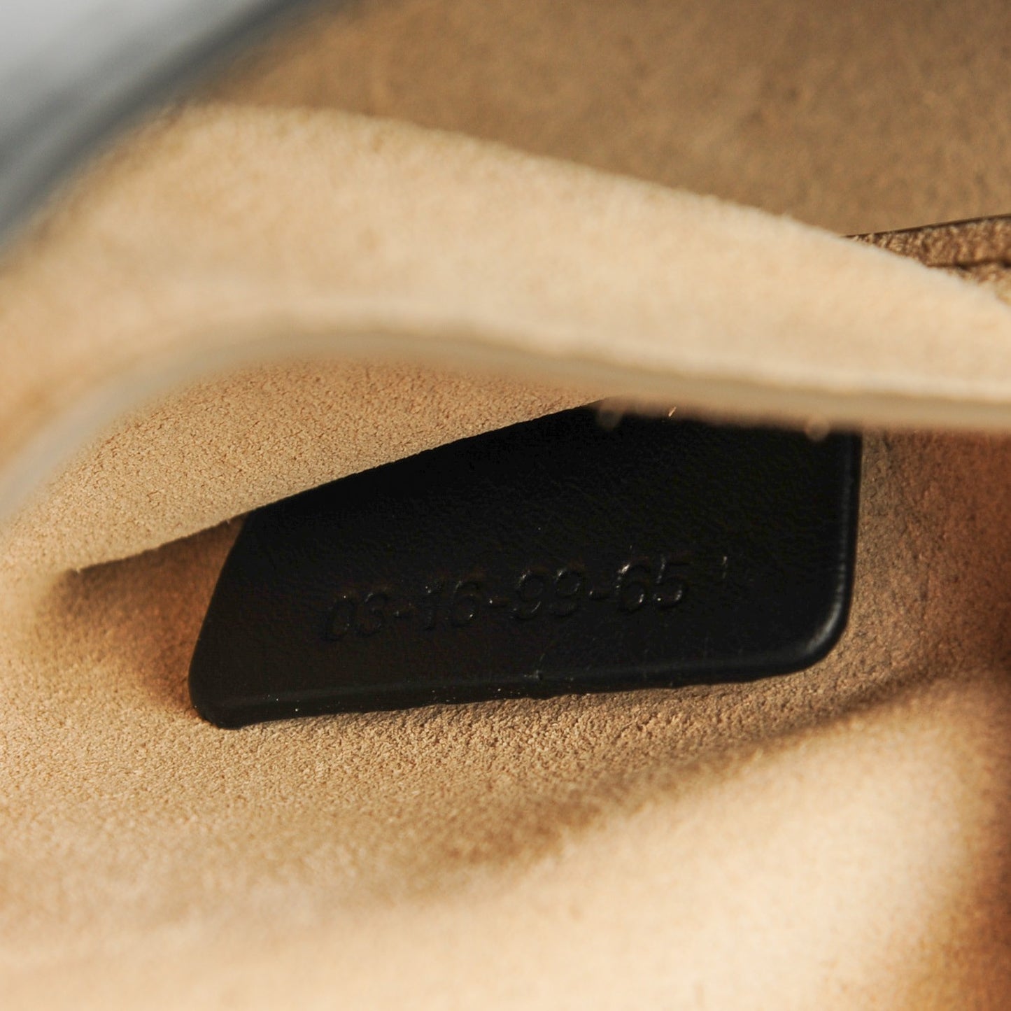 Suede Calfskin Faye Clutch Black