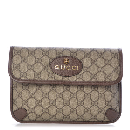 Gucci GG Supreme Monogram Neo Vintage Web Belt Bag Brown 1 of 8