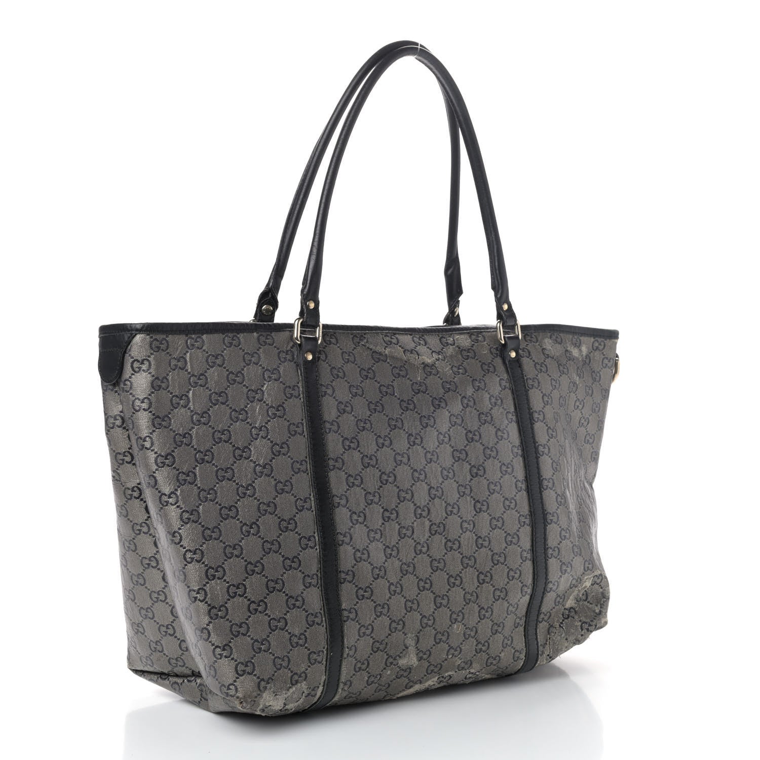 Gucci Crystal Monogram Large Joy Tote Navy 2 of 4