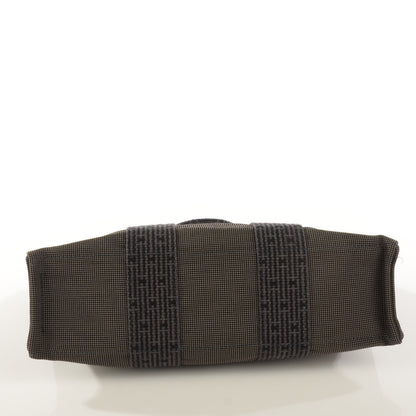 Hermes Canvas Herline PM Tote Grey 6 of 11