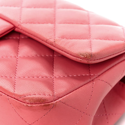 Chanel Lambskin Quilted Valentine Charms Mini Rectangular Flap Pink 14 of 14