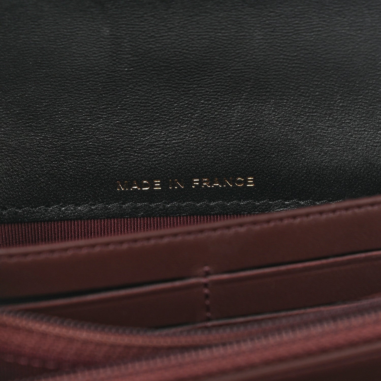 Chanel Lambskin Quilted Large Gusset Flap Wallet Black 7 of 11