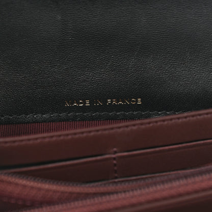 Chanel Lambskin Quilted Large Gusset Flap Wallet Black 7 of 11