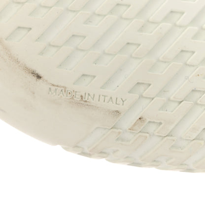 Hermes Epsom Technical Canvas Mens Vitesse Sneakers 42 Orange Multicolor 8 of 9