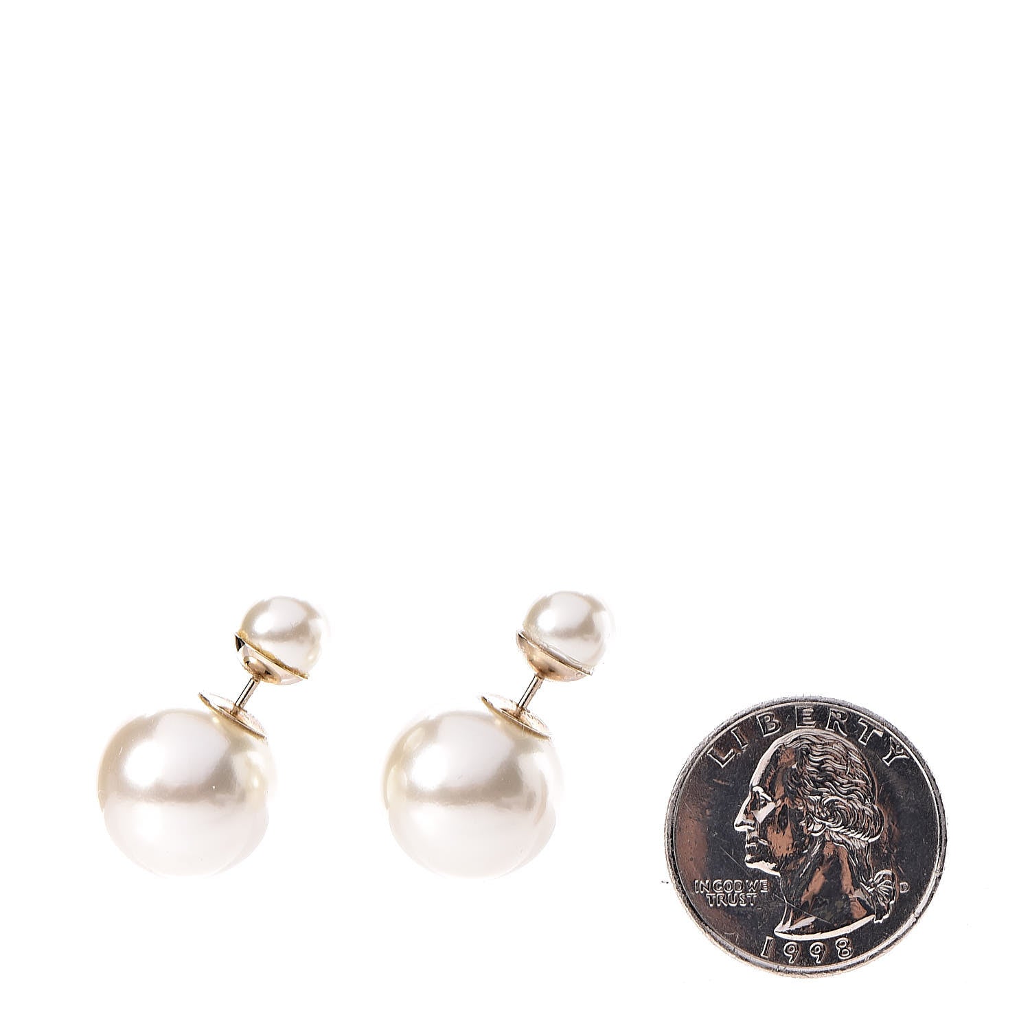 Christian Dior Pearl Mise En Dior Tribal Earrings 2 of 4