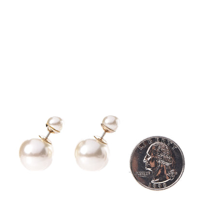 Christian Dior Pearl Mise En Dior Tribal Earrings 2 of 4