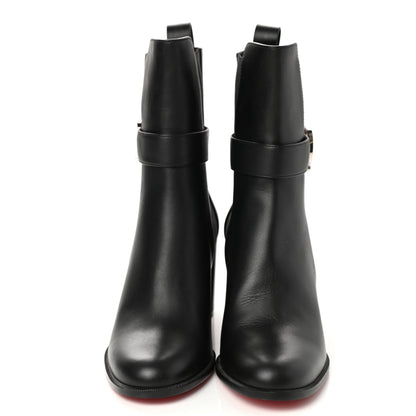 Christian Louboutin Calfskin 70 Chelsea Ankle Boots 38.5 Black 2 of 6