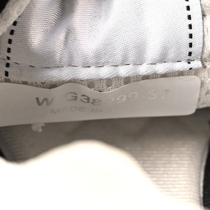 Chanel Mesh Suede Grained Calfskin Womens CC Sneakers 37 Black White 6 of 8