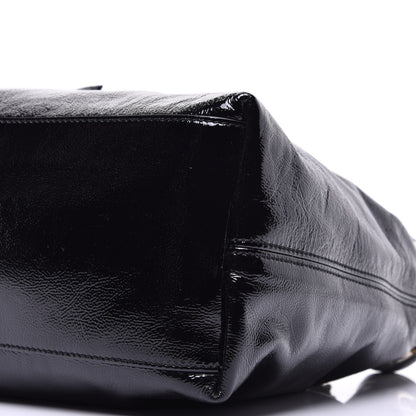 Gucci Patent Medium Soho Chain Shoulder Bag Black 8 of 9
