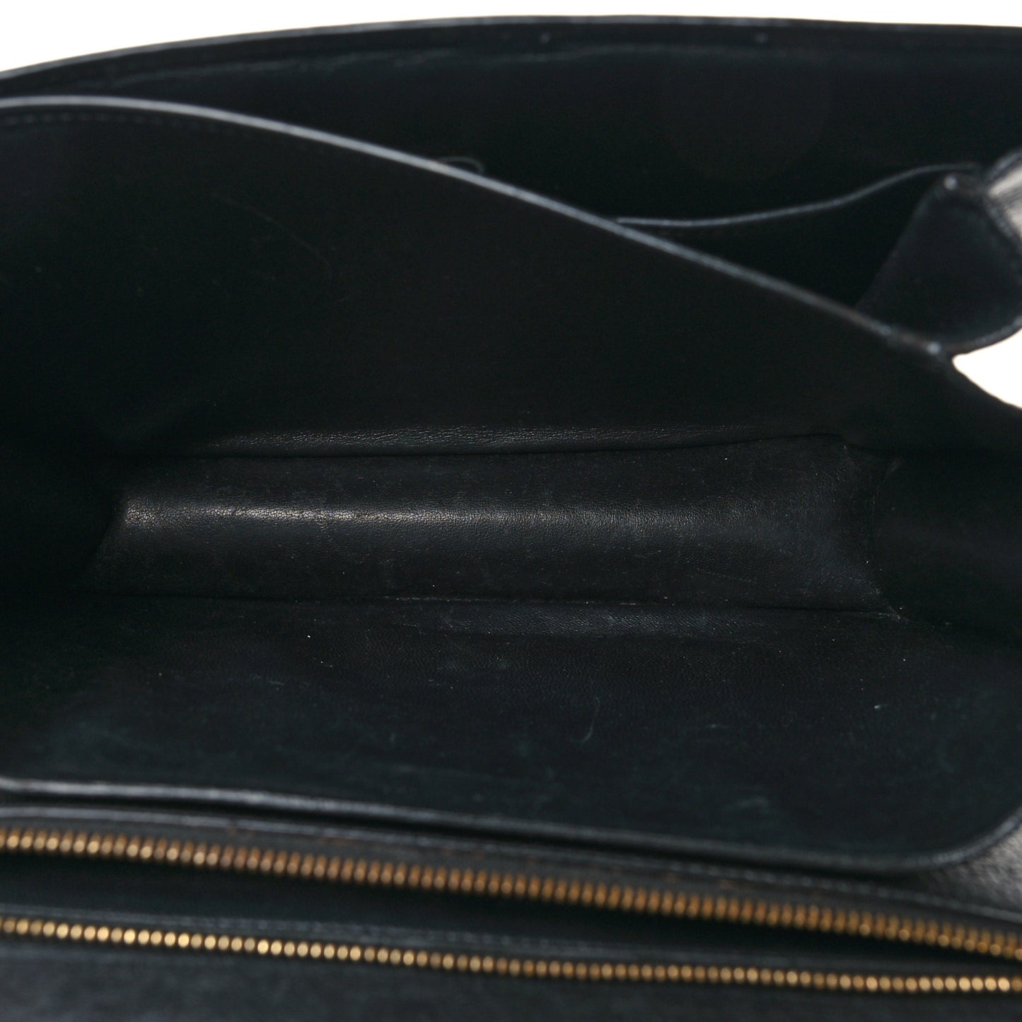 Goatskin Medium Classic Box Flap Bag Black